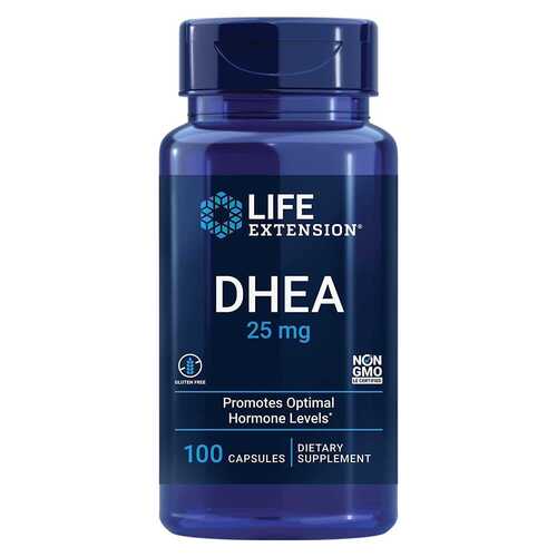 25 Mg Life Extension Dhea Dieatary Supplement Capsule