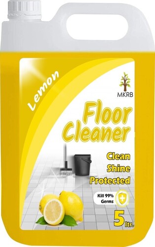 Liquid Floor Cleaner - Plastic Can | Lemon Fragrance, Long Shelf Life, Shining Finish