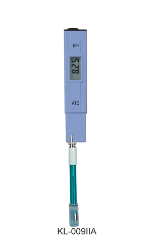 KL-009 II A Stick Pen-type pH Meter - Measuring Range 0.00 ~ 14.00pH, Accuracy 0.1pH, Easy to Hold with Automatic Temperature Compensation