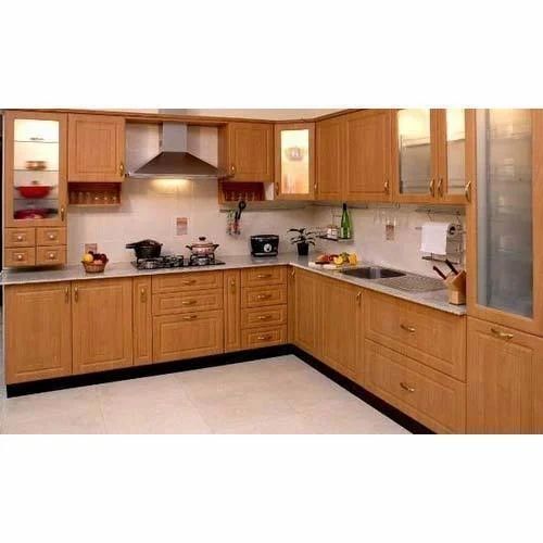 L Shape Indian Modular Kitchen