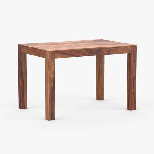 Brown Color Polished Finish Rectangular Wooden Dining Table