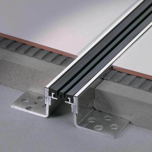 Silver Heavy Duty Building Expansion Joint Profile