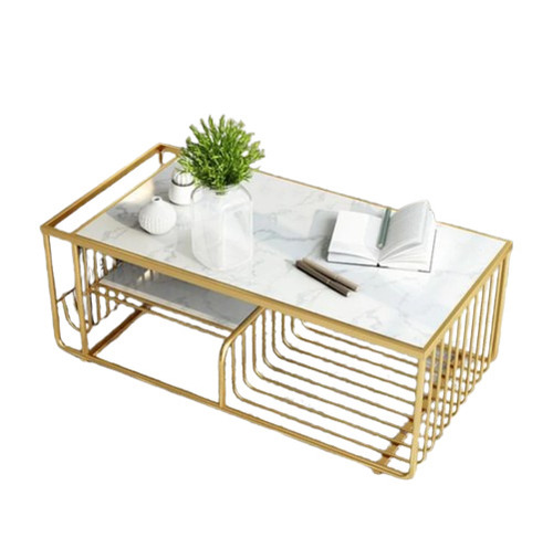 Designer Center Table - Polished Modern Rectangular Finish | Ideal for Home and Hotels