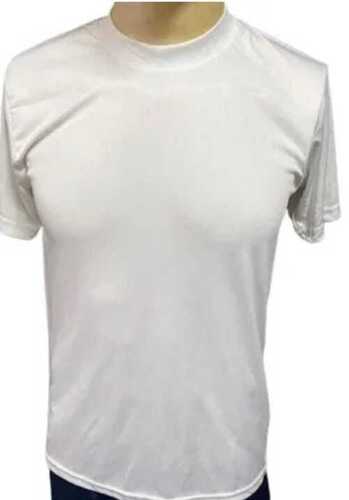 Casual Wear Readymade Regular Fit Short Sleeves Round Neck Plain Mens T Shirts