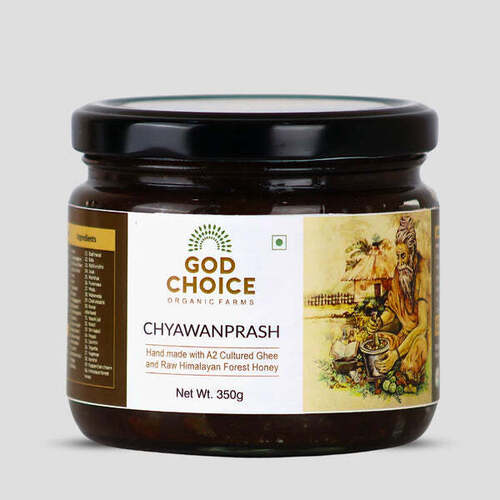 Chyawanprash - 350 gm Food Grade Paste, Vegetarian Formula for Enhanced Strength and Stamina, Chocolate Flavor, After Food Dosage