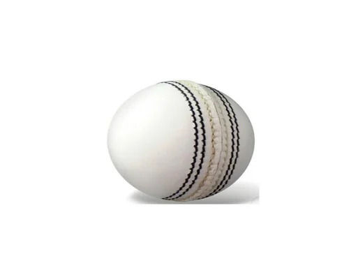 Optimum Quality White Cricket Leather Ball