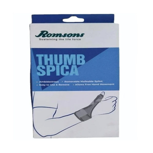 Black Thumb Spica Splint - Medium Size, Adjustable Fit | Automatic Operation, New Condition, LCD Display, Wall Mounted