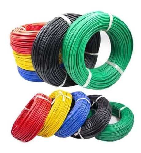 Electrical Wire - PVC & Copper Material, 100 Meters Length, All Color Options | Durable, Polished Finish, Insulated with PVC, IP55 Protection Level, Home Wiring Usage, Warranty Included