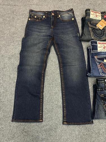 Cotton Mens Fancy Jeans Technics  Machine Made