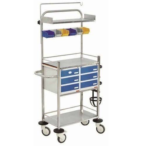 Perfect Finish Hospital Stainless Steel Crash Cart