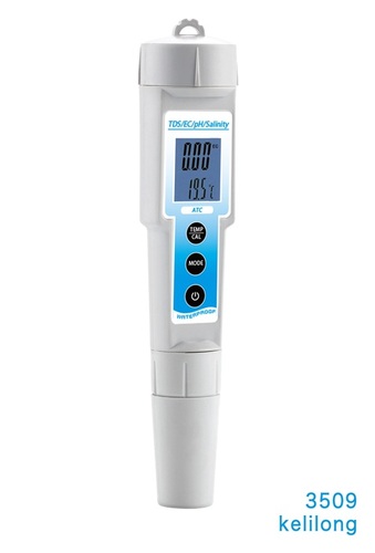 PH-3509 Waterproof pH EC TDS Salinity and Temperature Meters