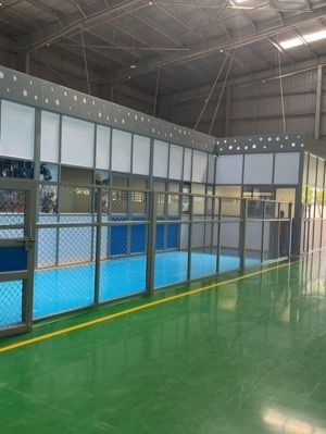 Crack Proof Aluminium Glass Partition