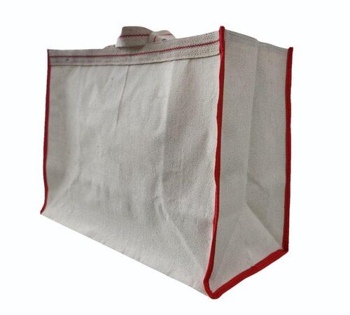 Eco Friendly White Plain Design Canvas Bag