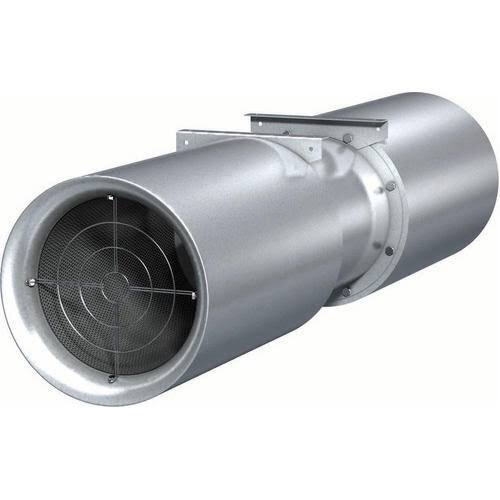 Jet Fan - Durable Sheet Metal Standard Size Silver | Electric Ventilation Wall Mount Perfect Finishing for Industrial Use