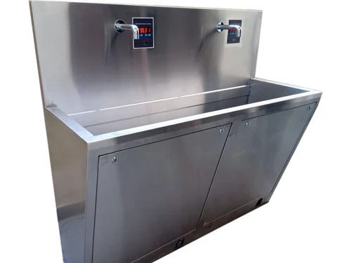 Modular Stainless Steel Scrub Sink Station