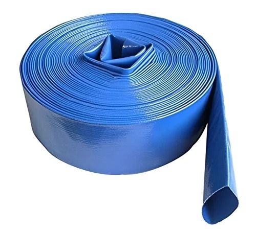 Blue Color Plain Pattern Pvc Lay Flat Hose Pipes