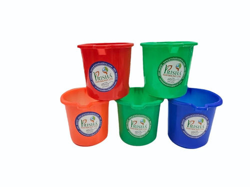 Multi Color Round Shape Plain Plastic Mugs For Home