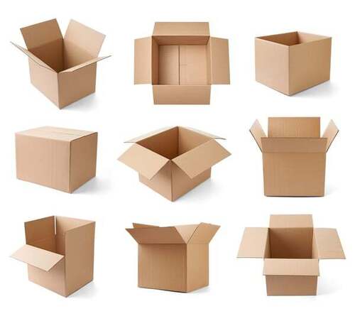 Corrugated Box - Spacious Tear Resistant Material, Plain Brown Finish , Versatile for Electronics and Personal Care