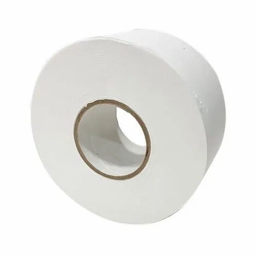 White Jumbo Toilet Paper Roll