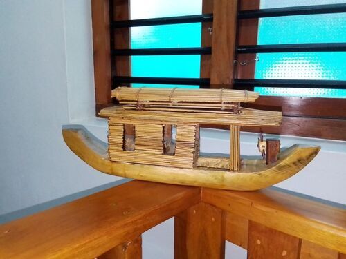 Long Lfie And Fine Finished Decorative Wooden Ship Model