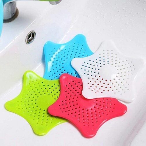 Silicone Star Design Kitchen And Bathroom Sink Filter/hair Catcher/waste Stopper Strainer