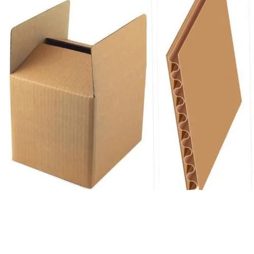 3 Ply Brown Eco Friendly Corrugated Box