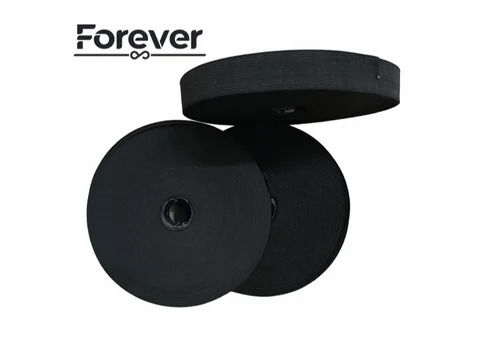 Long Lasting Durable Black Knitted Elastic Tapes