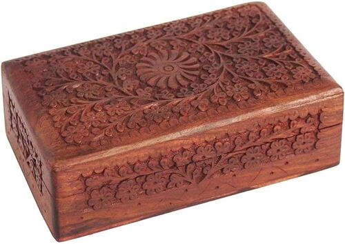 Fine Finished Antique Handcrafted Wooden Box
