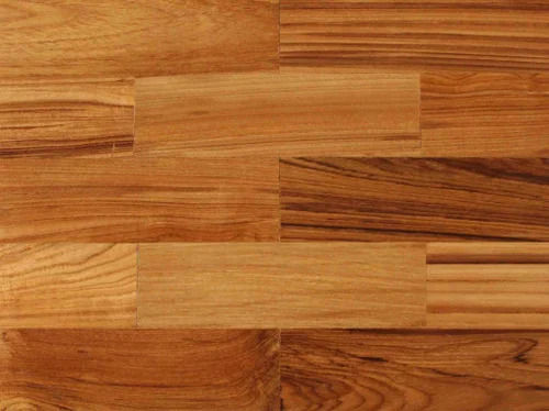 Brown Teak Wood Solid Wooden Flooring For Home