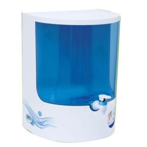 Domestic RO Water Purifier - 100% Pure Plastic, Rectangular Design , High Efficiency, Easy to Install, Wall Mounted