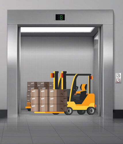 Heavy-Duty Stainless Steel Electrical Automatic High-Speed Goods Elevator