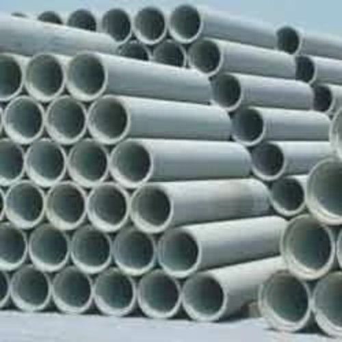 Grey Color Round Shape Hume Pipe For Strom Water