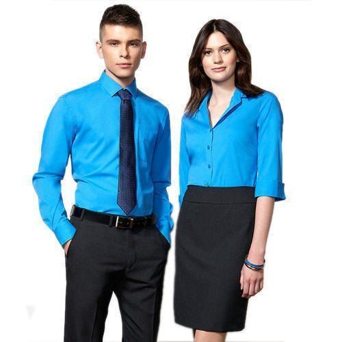 Blue & Black Office Uniform 