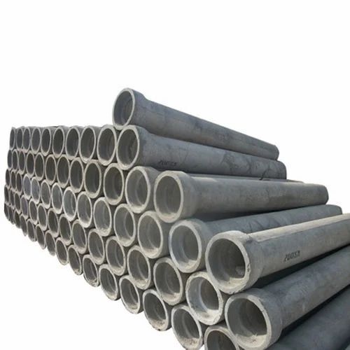 Grey Round Reinforced Concrete Cement Pipes at Best Price in Vadodara ...