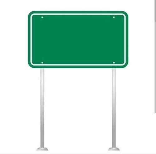 Floor Mounted Rectangular Color Coated Road Sign Boards for Safety Warning