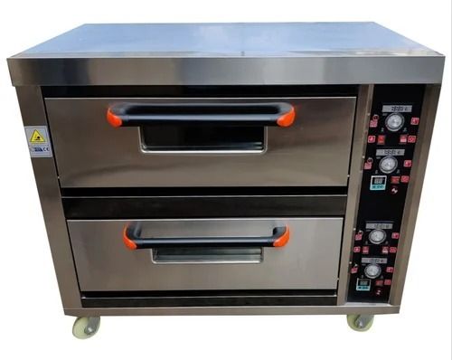 Automatic Stainless Steel Material Double Deck Pizza Oven at Best Price ...