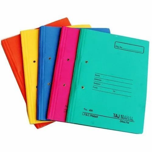 Easy To Carry Rectangular Card Board Office File Folders For Keeping A4 Size Documents