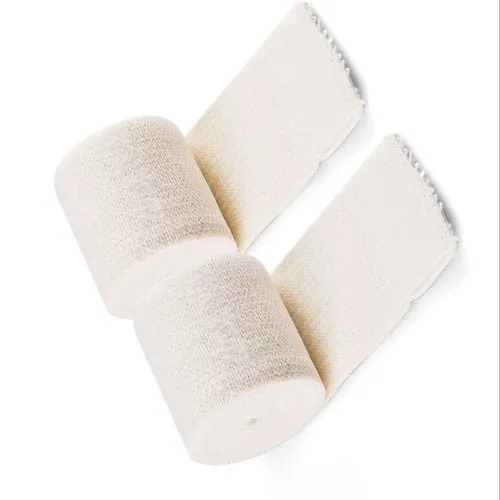 Medical Grade Breathable Skin-Friendly Plain Cotton White Gauze Roll Bandage for Hospital