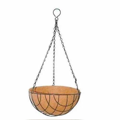 Light Weighted Round Shape Crack Resistant Storage Coir Baskets For Household