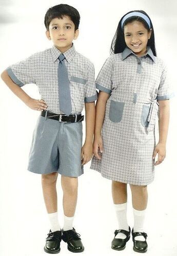 Kids School Uniform Size Medium Color  Blue