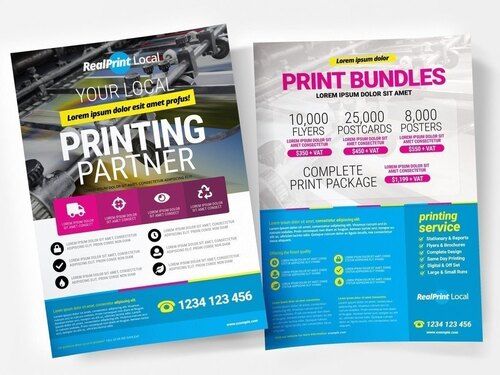 Four Colour Advertising Poster Printing Services