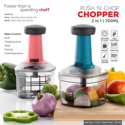 Heavy Push Chopper for Kitchen 700ml