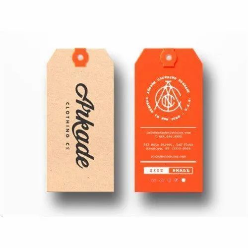 Eco Friendly Printed Tag Card