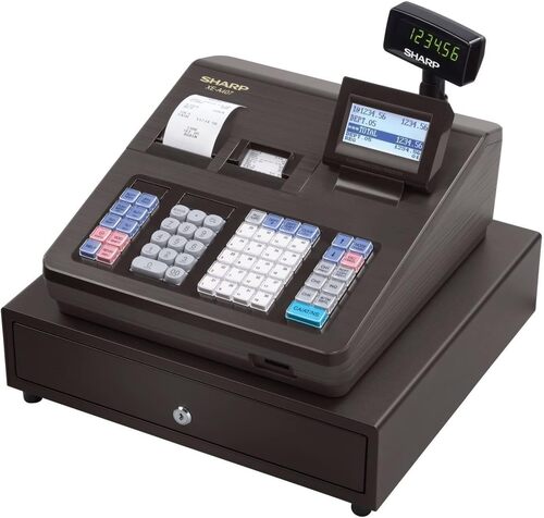 Black Color Rectangular Shape Cash Register