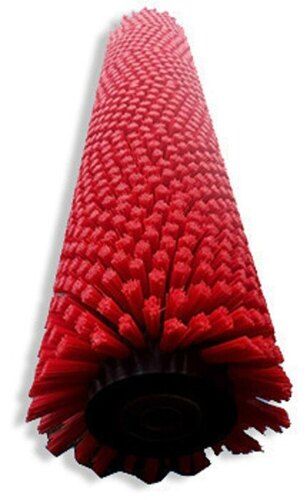 Red Foam Cylindrical Brush Rollers For Industrial