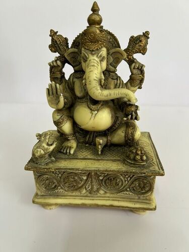 Durable and Lightweight Resin Ganesh Statue