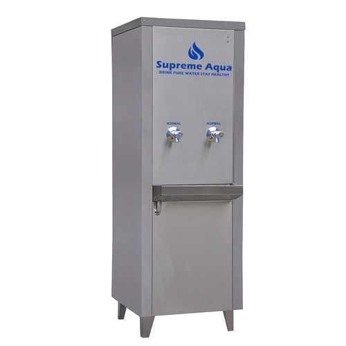 Supreme Aqua Water Dispenser M150 NHh Regular - Stainless Steel Body, 80L Storage, Silver, 230V, 1000W