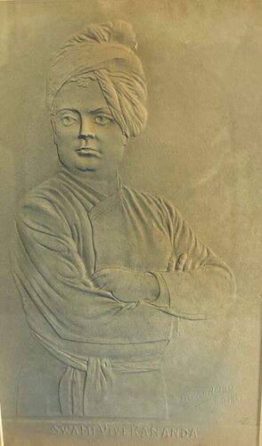 Swami Vivekanand Paper Painting for Home or Office Decor