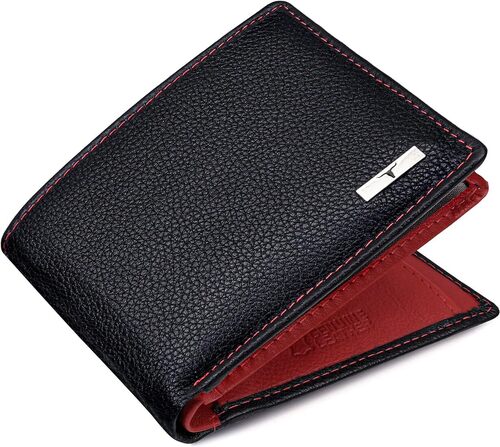 Black Color Light Weight Leather Wallet For Men