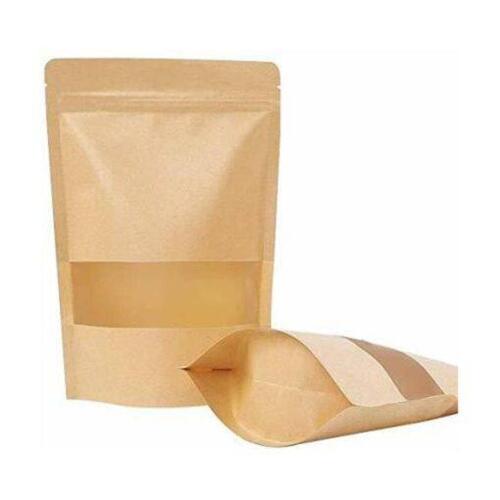 Kraft paper zipper pouch